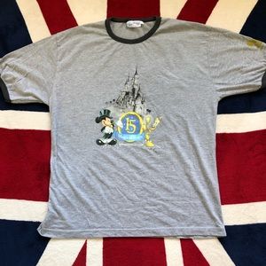 RARE Disney Paris EXCLUSIVE 15Yr Anniversary Shirt